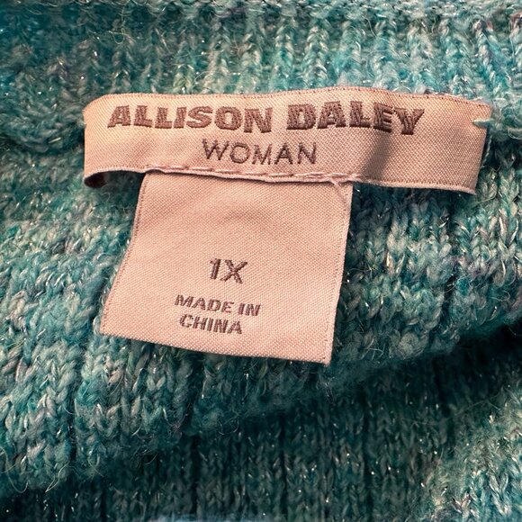 ALLISON DALEY Ribbed Knit Sweater 1X - Picture 8 of 9